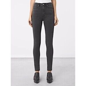 All Saints Eve Lux Skinny Jeans Gray